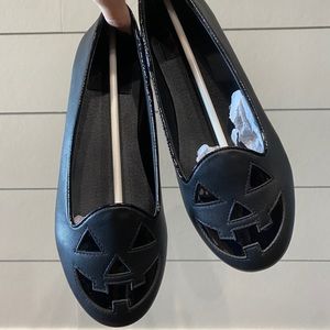 Strangecult Black Jack O Lantern Flats Size 6